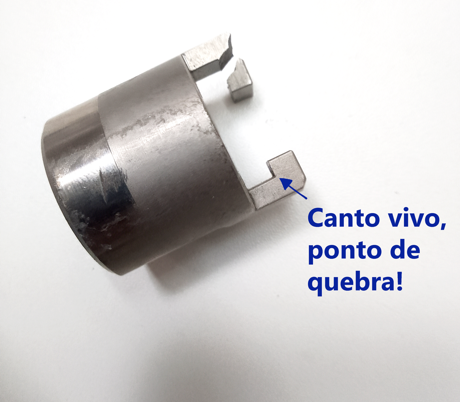 Ponto de ruptura identificado